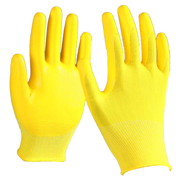NE210-Garden-Gloves--Colorful-Smooth-Nitirle-Gloves