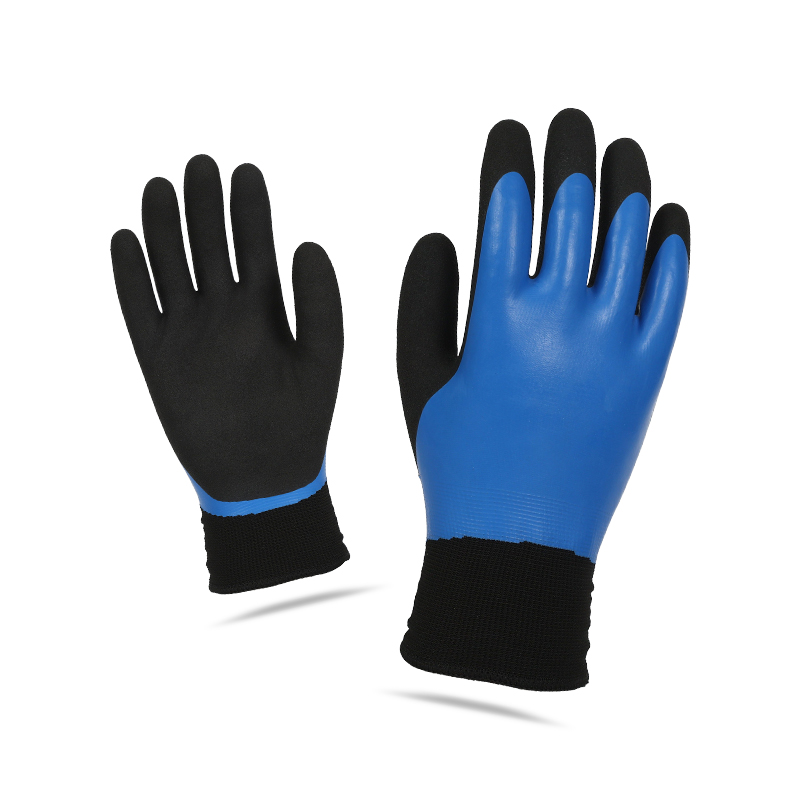 Latex frosted impregnated gloves (cold resistant)