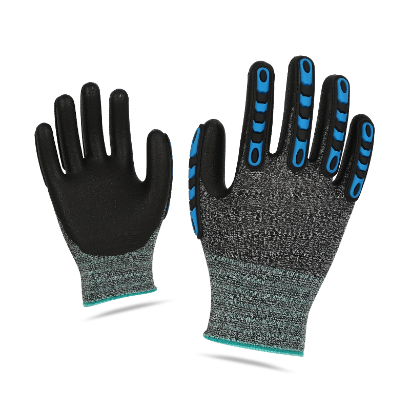 TPR anti-collision impregnated gloves