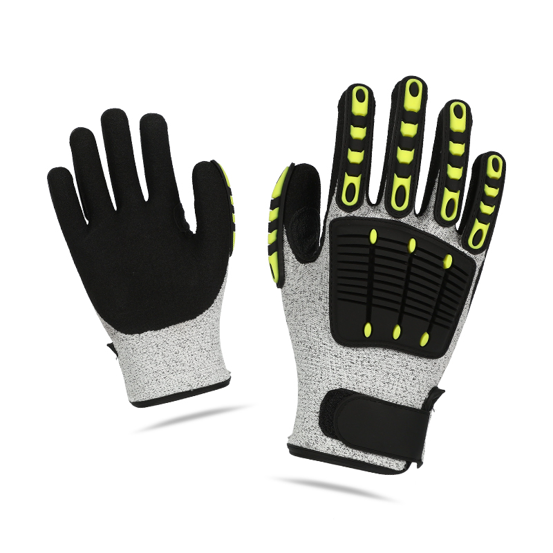 TPR anti-collision impregnated gloves