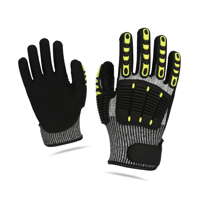 TPR anti-collision impregnated gloves